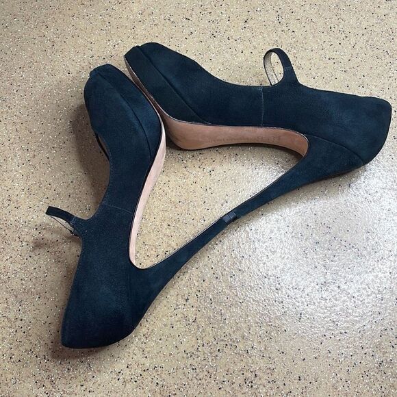 Boutique 9 Suede Stiletto Mary Janes 7 - Picture 2 of 11